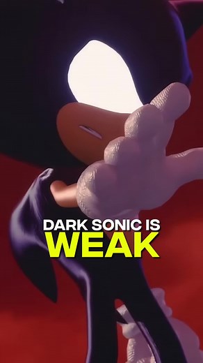 Dark Sonic is weak #sonic #darksonic #sonicthehedgehog #viral #fyp #bbgsquad
