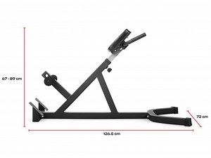 [Hot Item] Hyperextension Roman Chair Back Extension Bench Foldable Workout Bench Machine