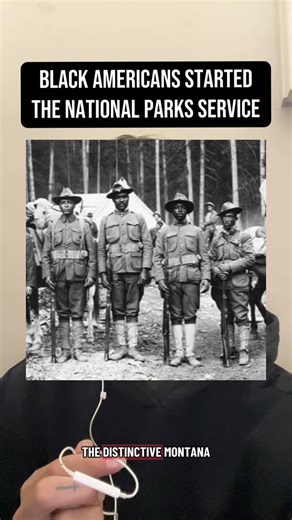 @howeverrcomma on Instagram: "Black Americans Started The National Parks Service 🌳🏕️ - 02/12/2026 #breakingnews #indigenous #blackhistorymonth #nationalpark #buffalosoldiers"