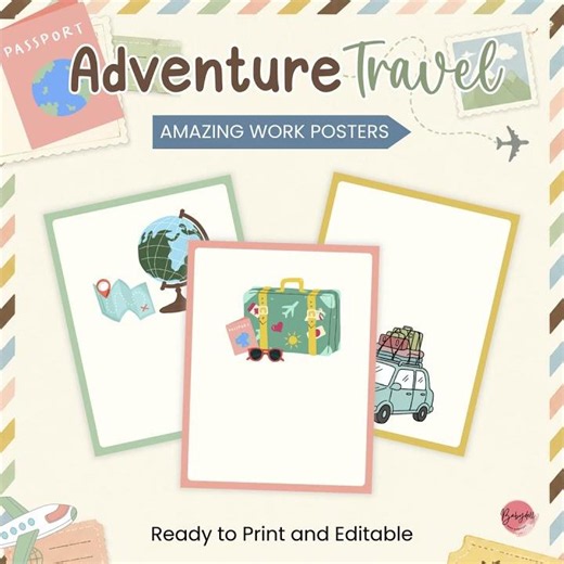Amazing Adventure Travel Work Display 2024