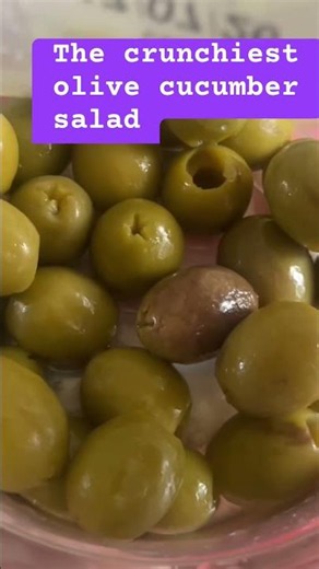 You need to try this Cucumber-Olive salad.
