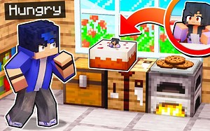 【Aphmau】忽略不计，我很小，他在《我的世界》中超级饥饿_游戏热门视频