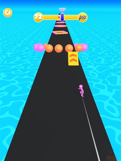 Colour Pass Run level 72, 面白いビデオゲーム #shorts #foryou #mobilegame #게임