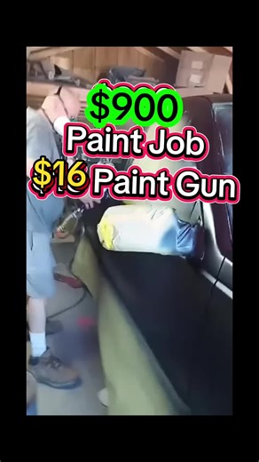 Economical Auto Painting: $900 Job with $16 Gun