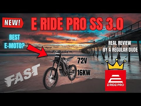 New 2025 E Ride Pro SS 3.0 Real Review by a non-paid person. Best E-moto / E-Bike Specs + Top Speed