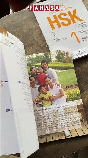 Sách Giáo Trình Chuẩn HSK - Bài học và Bài tập #shorts #fahasa