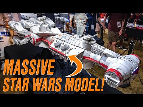 5 Foot Star Wars Rebel Blockade Runner Model!