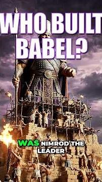 Nimrod and the Tower of Babel Origins #shorts