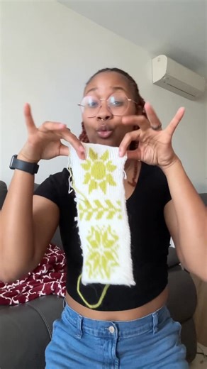 Kali’s Threads on Instagram: "My Hemispheric Sweater design is slowly moving. The collar took FOREVER, but it’s so worth the time it took because it looks sooo good. 😍 #crochet #crochetcolorwork #hemisphericsweater"