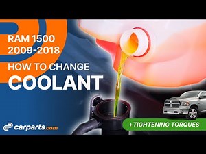 How to change the Coolant 2009-2018 Dodge RAM 1500 ❄️