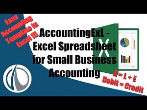 Accounting Excel - Accounting ExL - Accounting Excel Spreadsheet - Spreadsheet for Accounting
