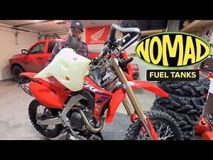 CRF450RL 15L & 20L Nomad Fuel Tank Installation