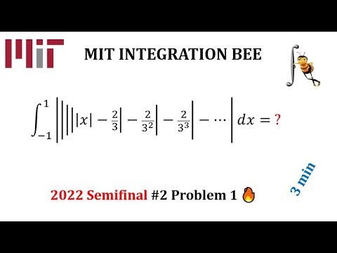 MIT Integration Bee 2022: Problem 1 Semifinal 2