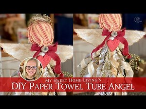 Paper Towel Tube Angel DIY Craft
