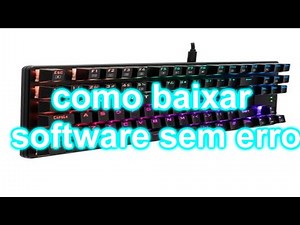 COMO BAIXAR O SOFTWARE DO TECLADO T-DAGGER BORA SEM ERROS