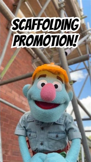 ‘Scaffolding Promotion!’ - Puppet Video by Lee Thompson. #leethompsonpuppeteer #puppets #puppetry