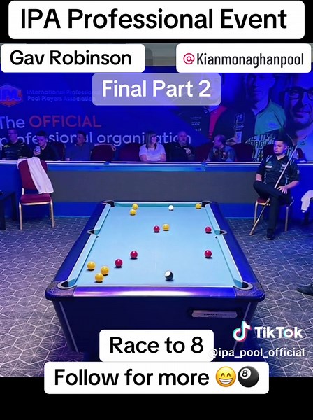 Ipa Professional Pool Event #blackball #pool #8ball #fypシ #fypシ゚viral #fypシ゚viral #proplayer #billiards @thechairman @8_Ball_Direct @Tiny Assassin @SPR Mario Pool @Kianmonaghanpool @Diamond Deb @CharlieBegley @David Addinall