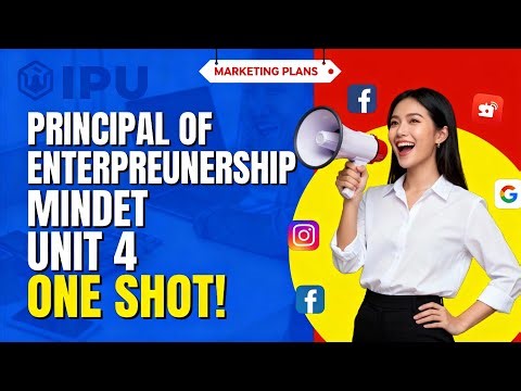 Unit 4 One Shot | Developing Marketing Plan & Team Building | Entrepreneurship Mindset IPU Exam 2025