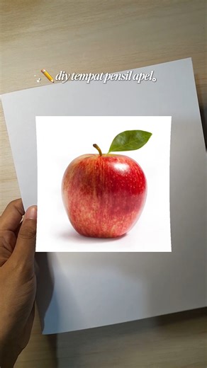 tempat pensil ala juminocore🍎🐛 #diy #diycrafts #tutorial