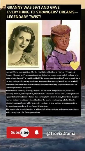 She Lied About Her Age to Become a TV Legend… Her Final Wish Changed Lives Forever