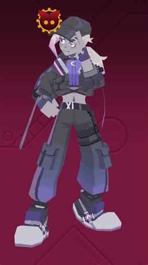 3D Lowpoly Vtuber/Vrchat Avatar commission 🎧#lowpoly #vtuber #vrchat #retro