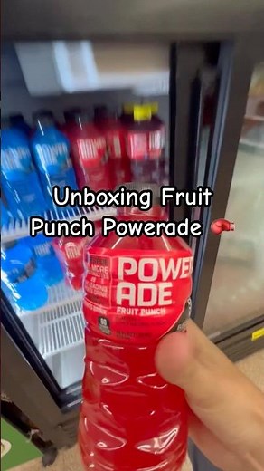 Unboxing Fruit Punch Powerade 🥊