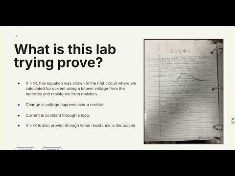 PHYS 2212: Lab 3 Circuits