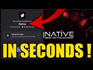 HOW to JOIN NATIVE DISCORD SERVER ✅PC & MOBILE✅