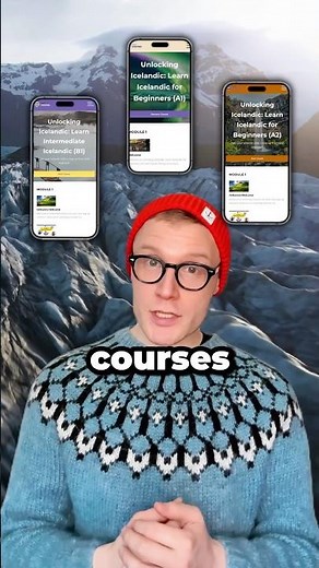 🌟 NEW ICELANDIC LANGUAGE COURSES AVAILABLE NOW! 🌟 #learnicelandic #icelandic
