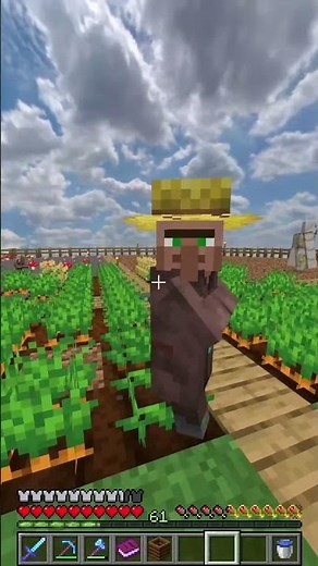 How to Create a Farmer in Minecraft? #minecraft
