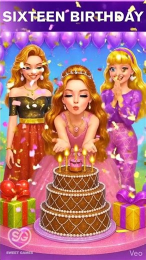Sweet Sixteen Birthday Party 🎉 Glam Makeover & Dress Up Gameplay
