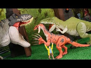 Jurassic World Legacy Collection Giganotosaurus Vs Therizinosaurus Reimagined Unbox Rebirth 67