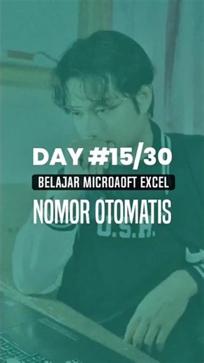 Cara membuat autonumber di excel #excel #microsoft #exceltricks