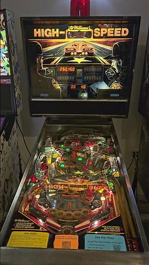 High Speed Pinball Machine (1986) Williams #arcade #pinball