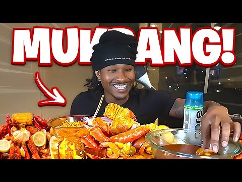 Duke Dennis Does A ASMR Spicy Sea Food MUKBANG! 🌶️🥵