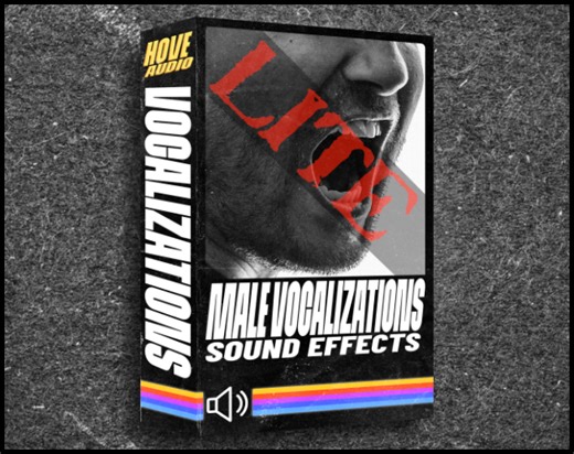Male Character Vocalizations Sound Effects Pack LITE Edition by Hove Audio