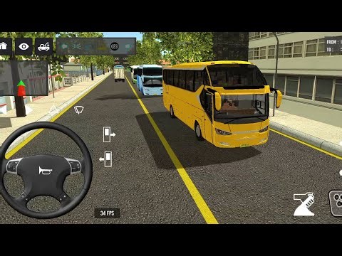 Euro Bus Driving Game PublicTransportation 2024 Indonesia BusSimulator Android Gameplay #86