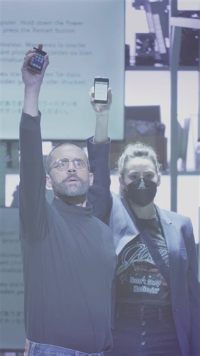 What drives a visionary—and what does it cost? Set to a pulse-pounding electronic score and driven by a fragmented, poetic narrative, The (R)evolution of Steve Jobs offers an arresting look at the man behind the icon. Experience it live with Washington National Opera at the Kennedy Center, May 2–10. | Washington National Opera