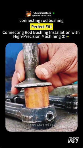 Perfect Fit! Connecting Rod Bushing Installation with High-Precision Machining 🔩✨