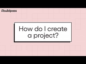 BuildPass Tutorial: How do I create a project?