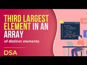 3rd Largest Element WITHOUT Sorting 🚀 | O(n) Java DSA Interview Question