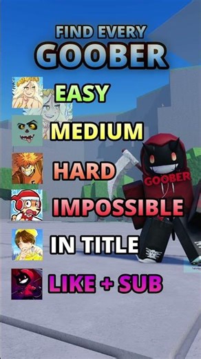 which GOOBER is YOUR FAVORITE?! 🤔💭🥭 #roblox #shorts #goobers