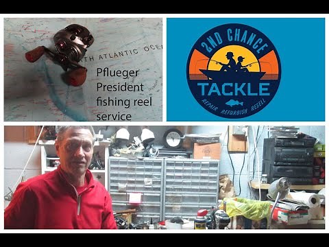 Pflueger President XT73LPB low profile bait casting fishing reel how to service and repair