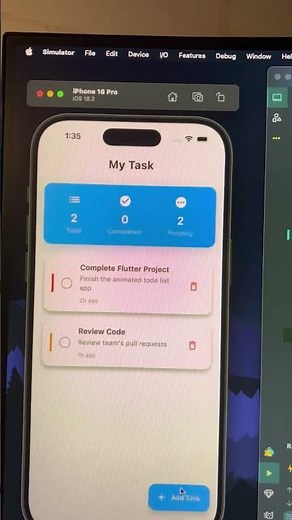 14/60 Flutter Morden Ui Challenge | Todo App 💻✨