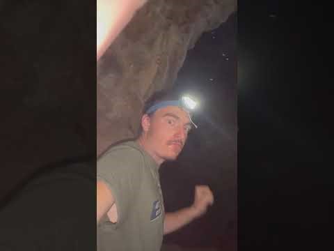 I explored a deep cave with my motorcycle! Wow! Risky!!!