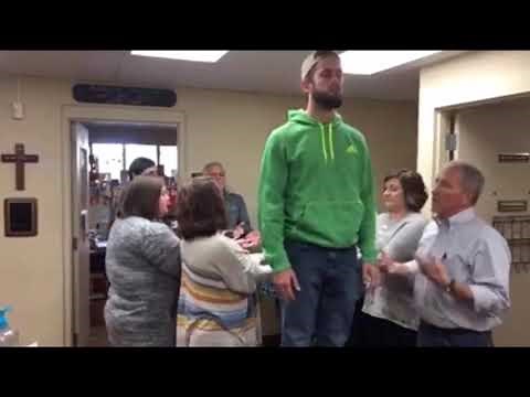 trust exercise; failed to tell him which way to fall