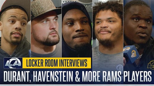 Cobie Durant, Rob Havenstein & more Rams players on 2025 season, personal growth & hopes for the future | Locker Room Interviews