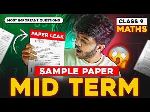 Class 9 Maths Mid-Term Sample Paper Solution | CBSE 2025-26 | Important Questions & Exam Tips 🔥