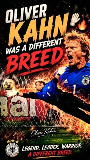 Oliver Kahn Was a Different BREED #footballshorts #football #oliverkhan #worldcup2026 #footballvideo