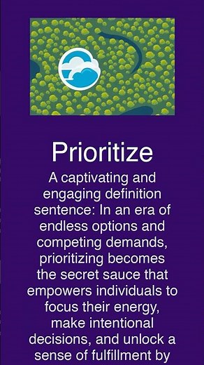 Learn English What is Prioritize Definition Examples